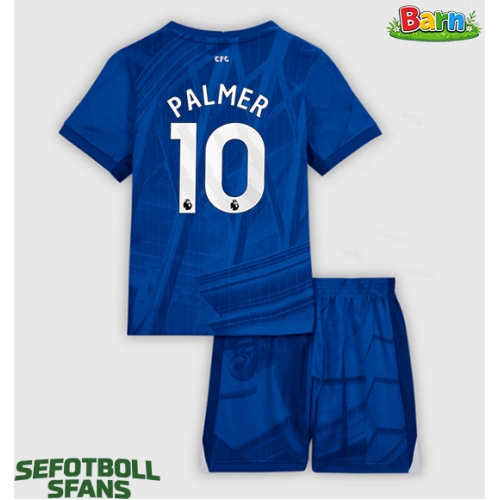 Chelsea Cole Palmer #10 Hemmaställ Barn 2025-26 Kortärmad (+ Korta byxor)
